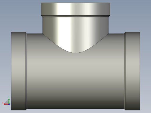 螺纹管三通-异径 DN40-DN32后视缩略图