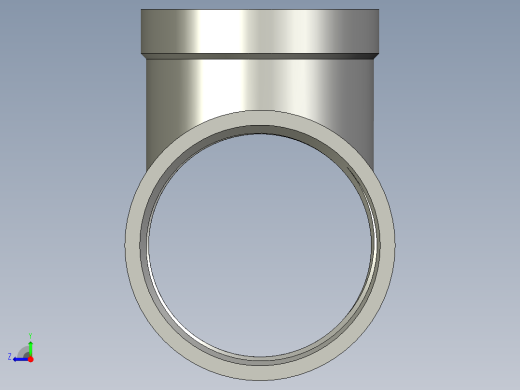 螺纹管三通-异径 DN40-DN32右视缩略图
