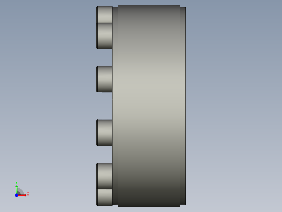 Z2系列胀紧套Z2-3055前视图