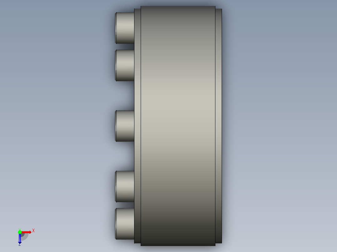 Z2系列胀紧套Z2-3055俯视图