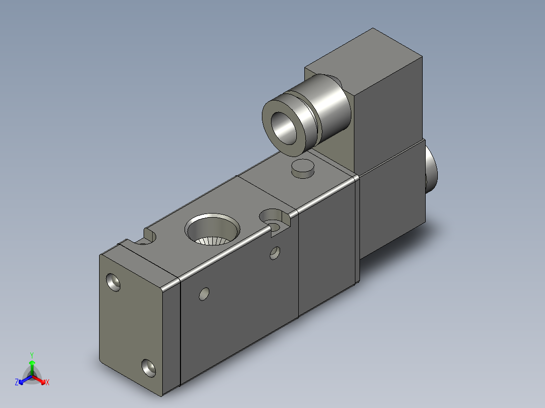 3V31010NCB电磁阀主视图