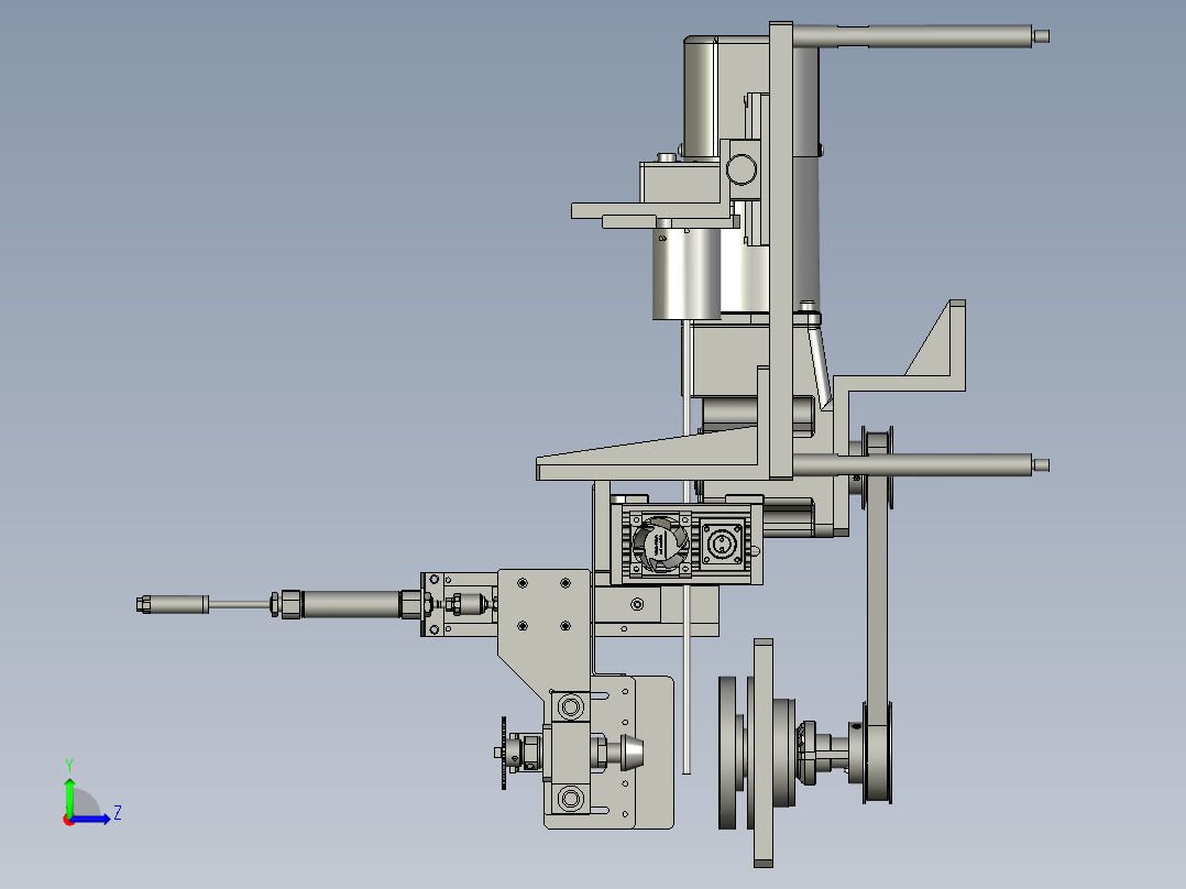LXYC-BOSS020500-外圆检测机构左视图