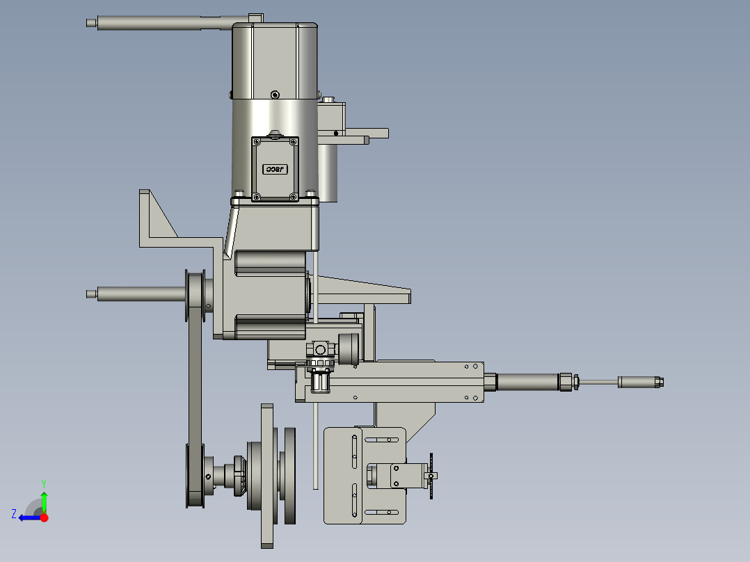 LXYC-BOSS020500-外圆检测机构右视图