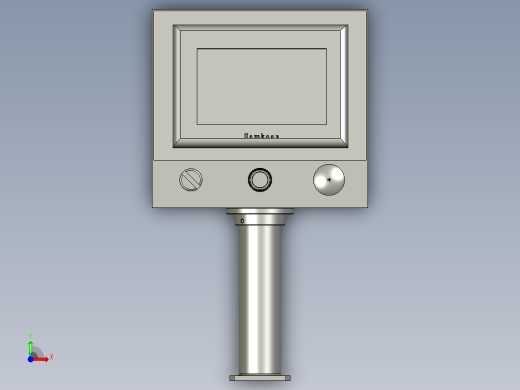装配体-7寸人机控制箱前视缩略图