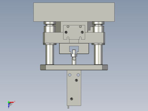 A-2113-004(51DXX)-3气动折弯机俯视缩略图