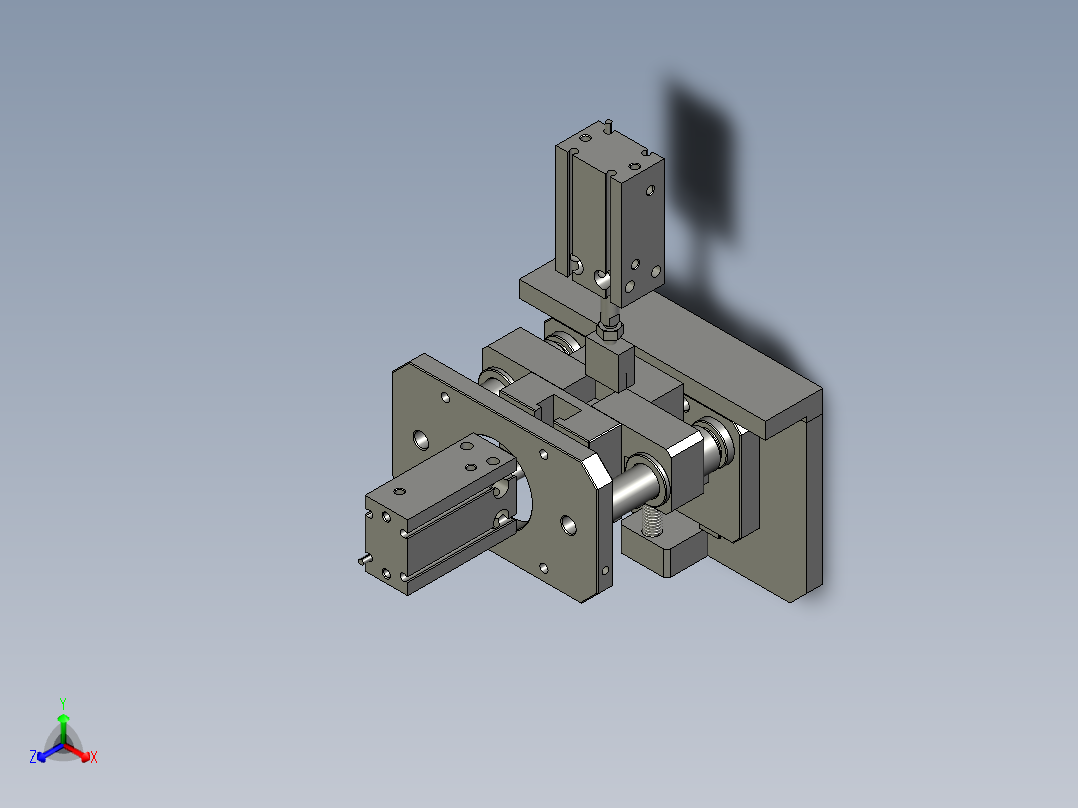 A-2113-004(51DXX)-3气动折弯机正等轴测图
