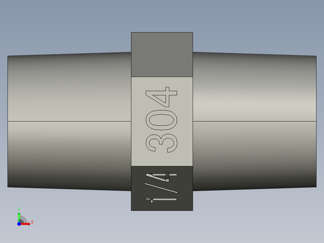 P127-2分外牙前视图