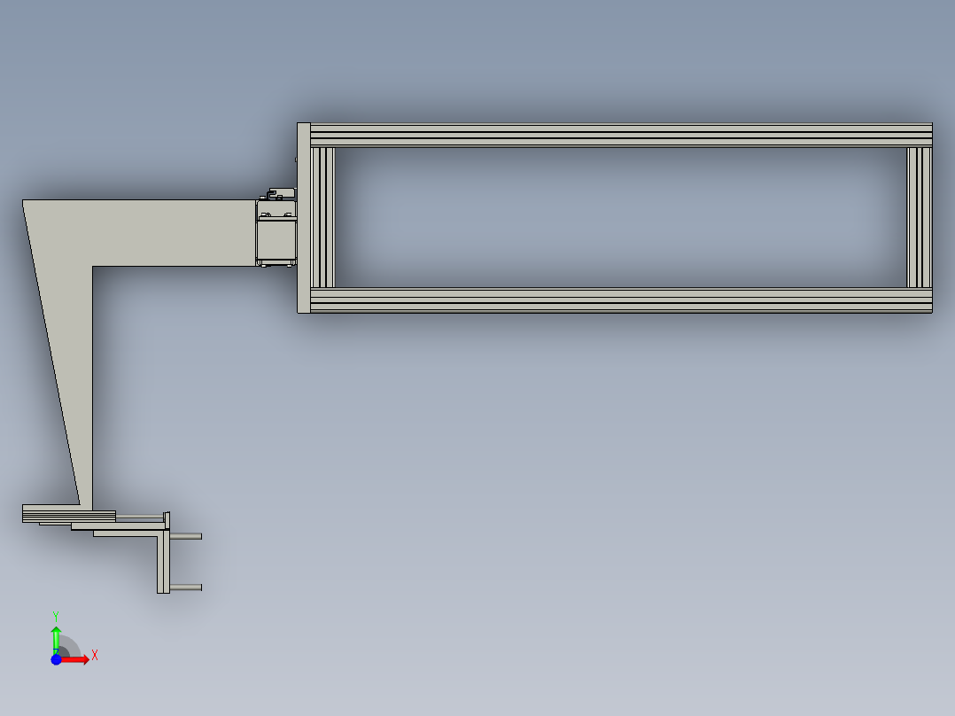 移位机构总成2前视图