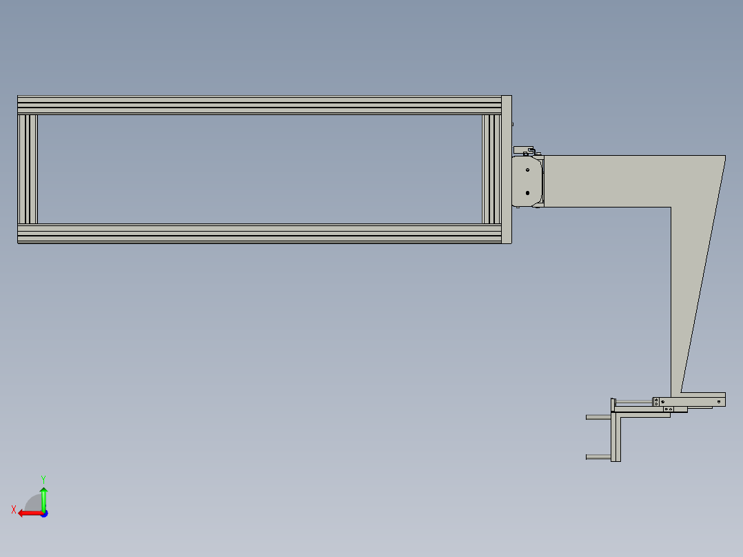 移位机构总成2后视图