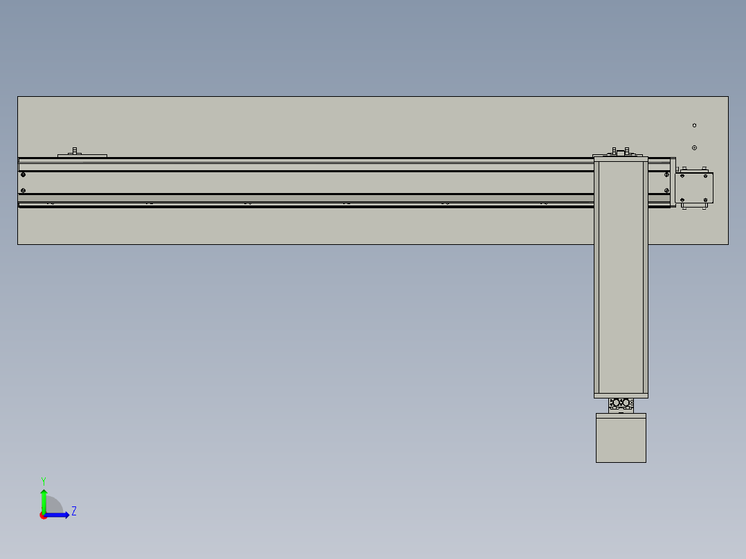 移位机构总成2左视图