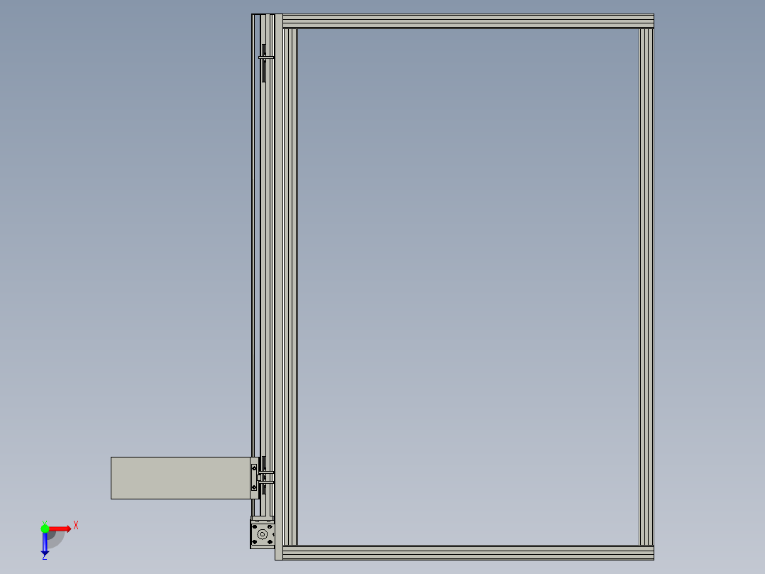 移位机构总成2俯视图