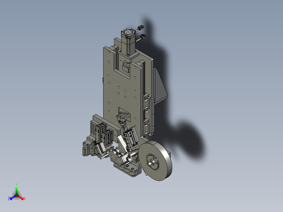 封边机-短边组件-100主视图
