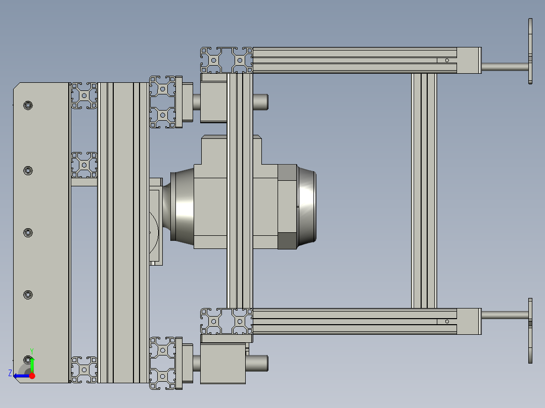 第二移栽机总成右视图