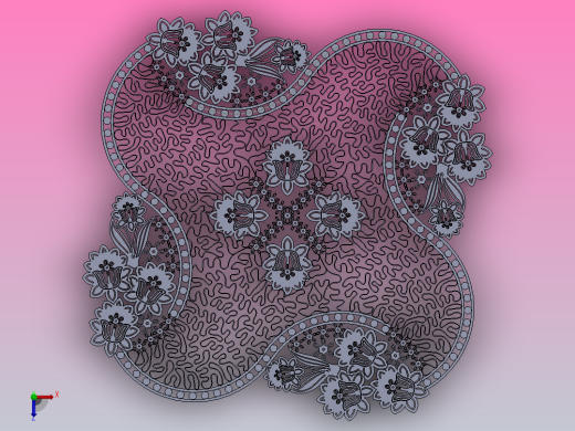 花造型8俯视缩略图