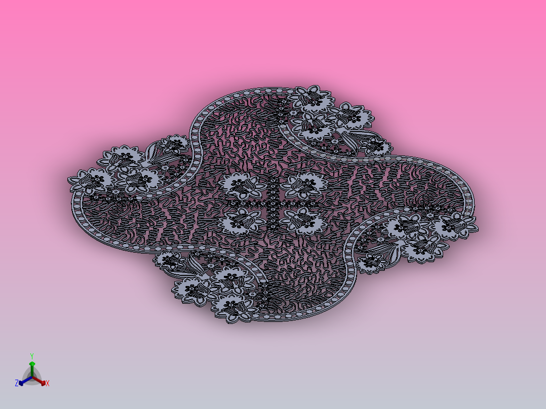 花造型8正等轴测图