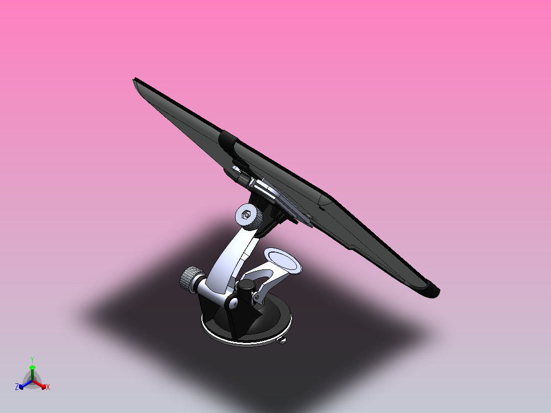 Pad支架正等轴测图