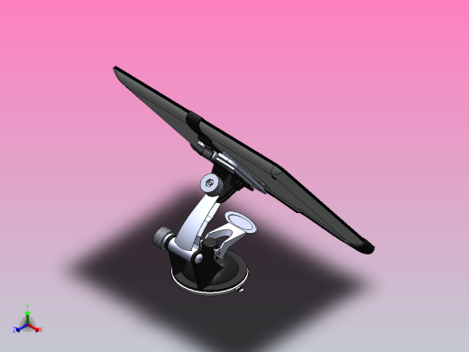 Pad支架正等轴测缩略图