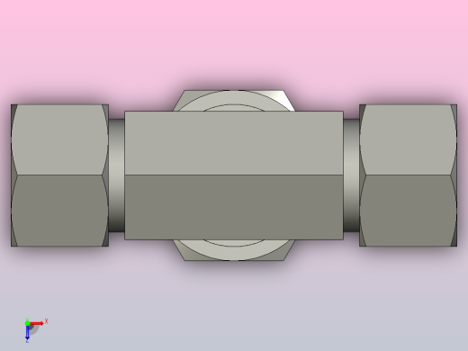 EO管接头三通异径管TR16 20 16S71.stp俯视缩略图