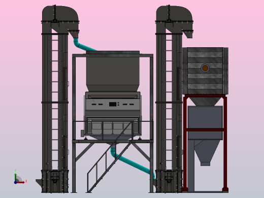 四滑道颜色分选生产线前视缩略图