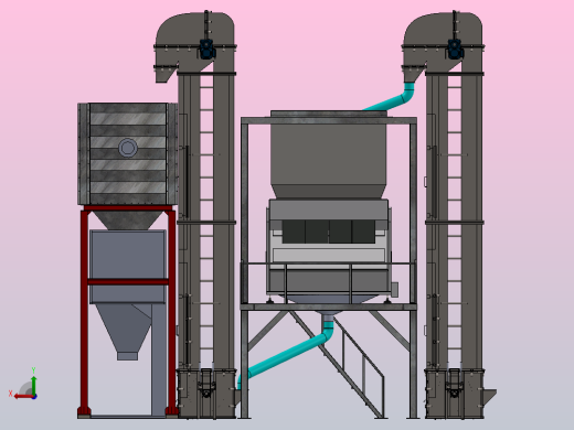 四滑道颜色分选生产线后视缩略图