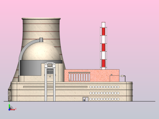黑石河核电站前视缩略图