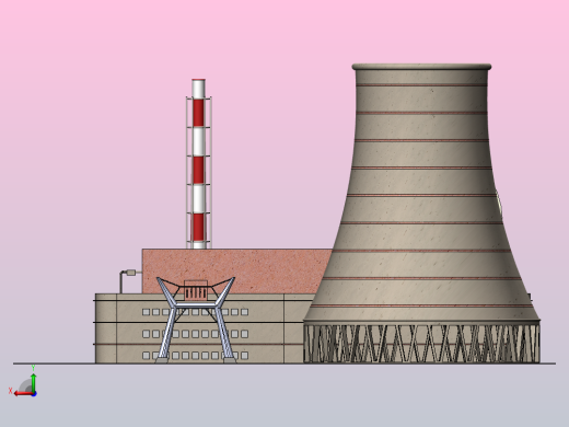 黑石河核电站后视缩略图