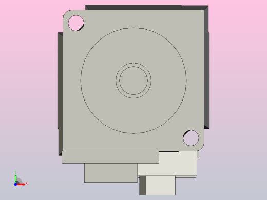 三菱100W伺服电机带刹车hg-kn13bj_-s100前视缩略图