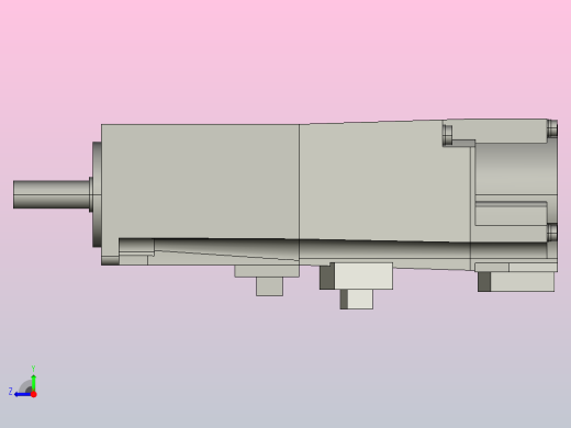 三菱100W伺服电机带刹车hg-kn13bj_-s100右视缩略图
