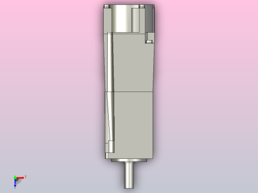 三菱100W伺服电机带刹车hg-kn13bj_-s100俯视缩略图