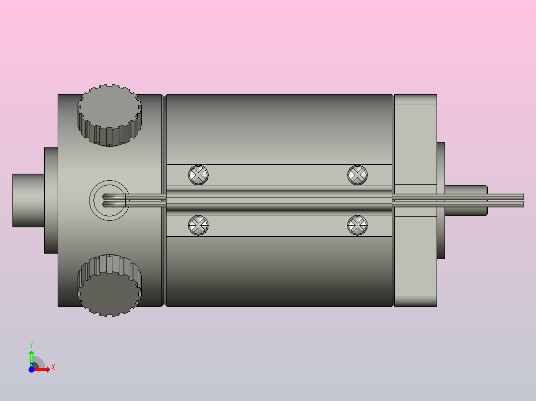 J40SY40直流伺服电机[J40SY40]前视图