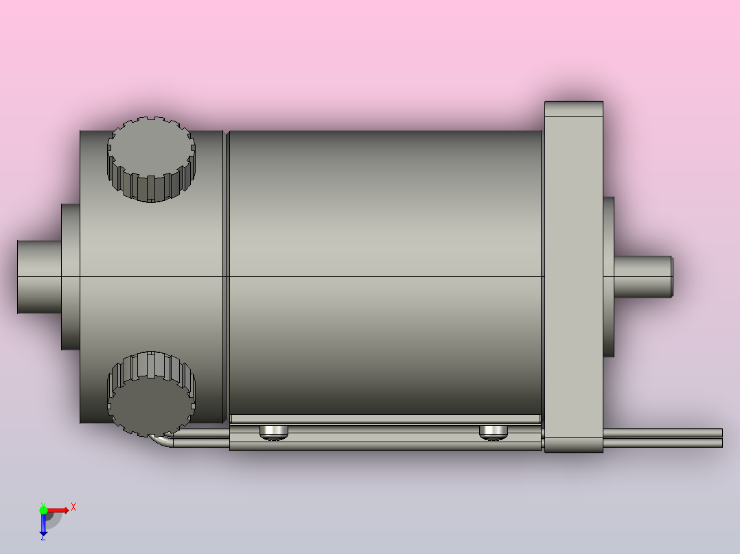 J40SY40直流伺服电机[J40SY40]俯视图