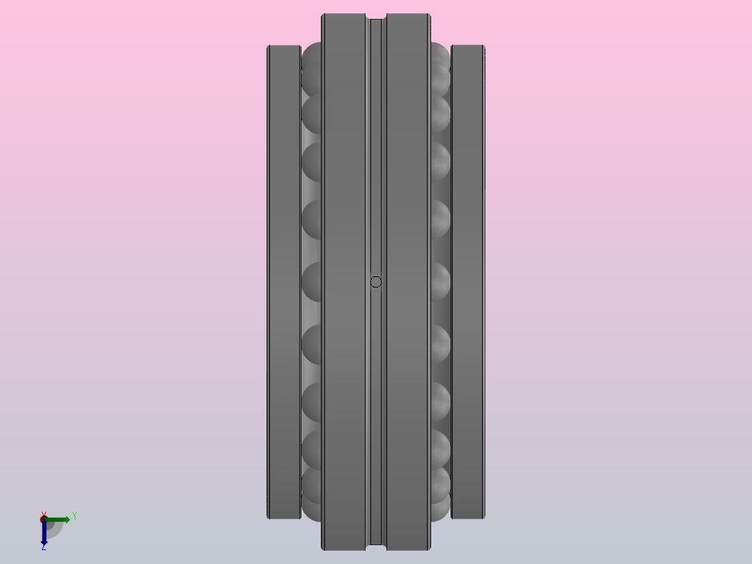 机床主轴用双向推力角接触球轴承_234468俯视图