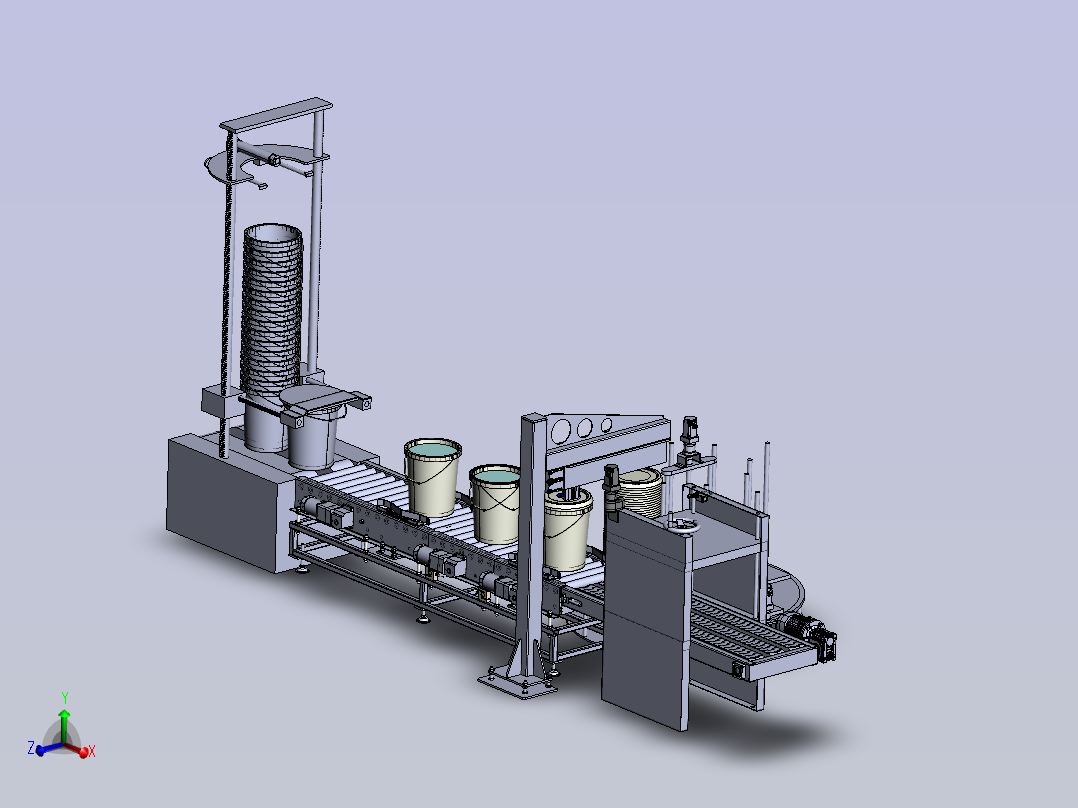 斗式分离器主视图