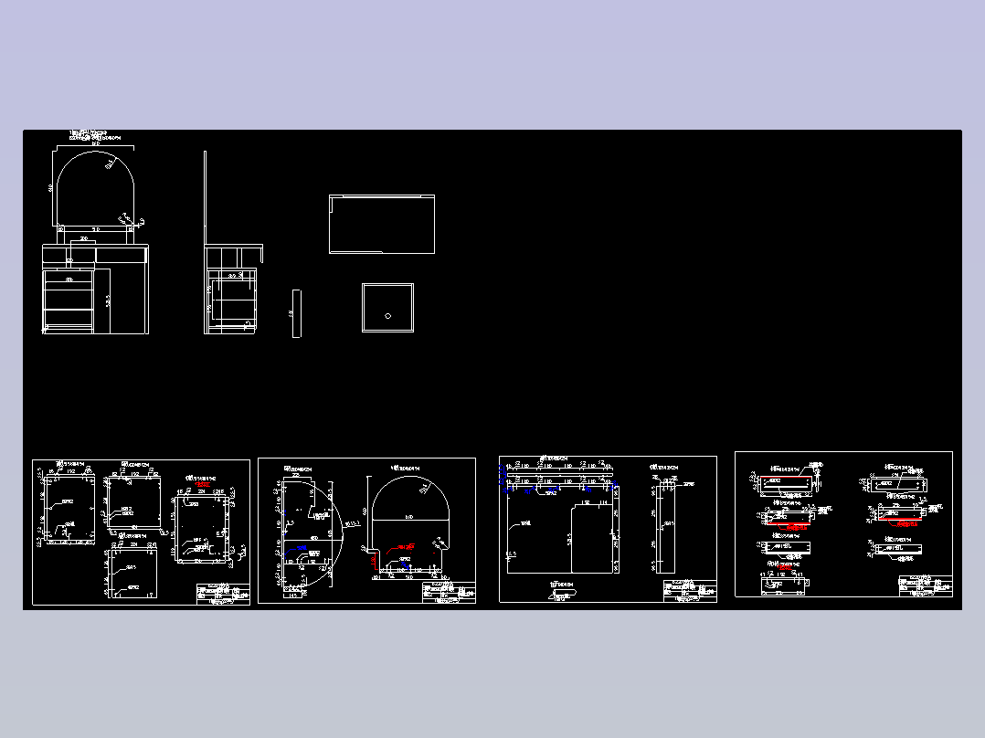 14.妆台 化妆凳（5套）