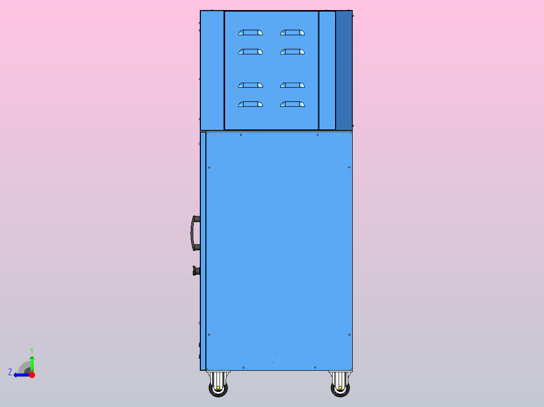 冷却器水冷却右视图