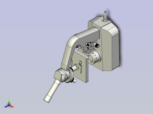 一种简易显微镜3D模型