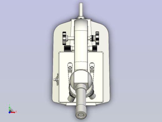 一种简易显微镜3D模型前视缩略图
