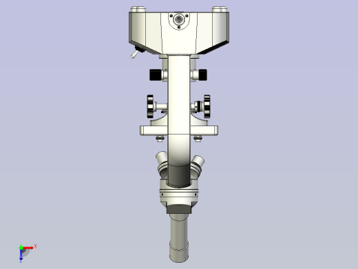一种简易显微镜3D模型俯视缩略图