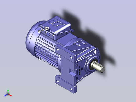 东力电机3D模型-0.2KW