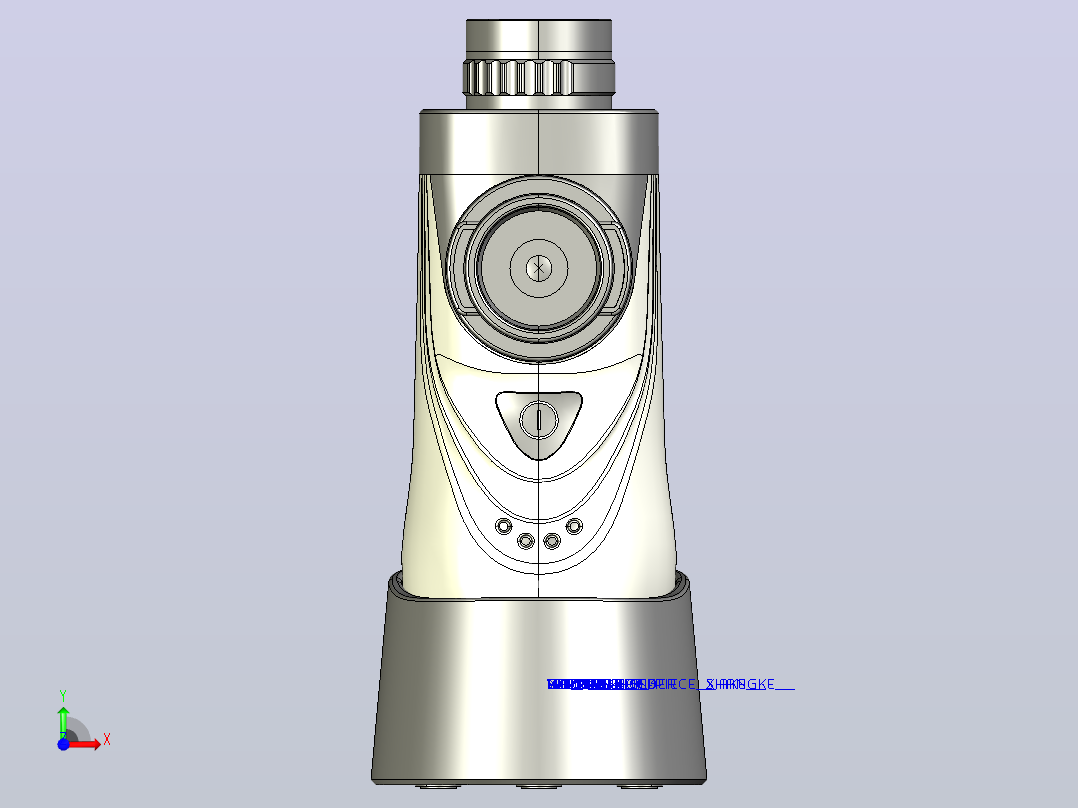 便携式超声雾化器 结构+BOM前视图