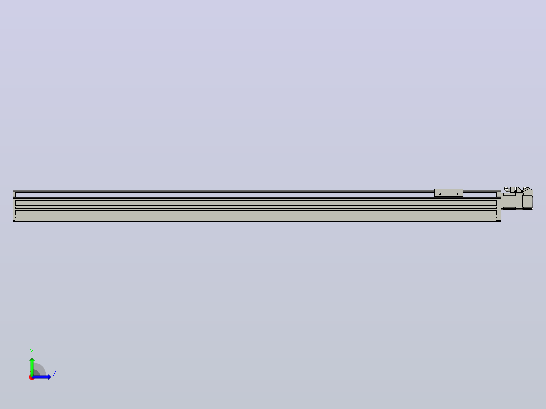 日规模组半封闭丝杆TPA-HNR-65S-1610C-L900-M-C-P10-N3左视图