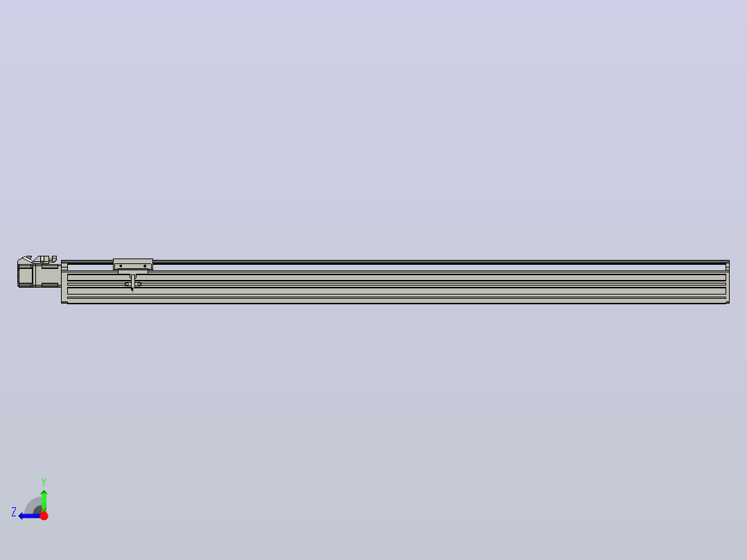 日规模组半封闭丝杆TPA-HNR-65S-1610C-L900-M-C-P10-N3右视图