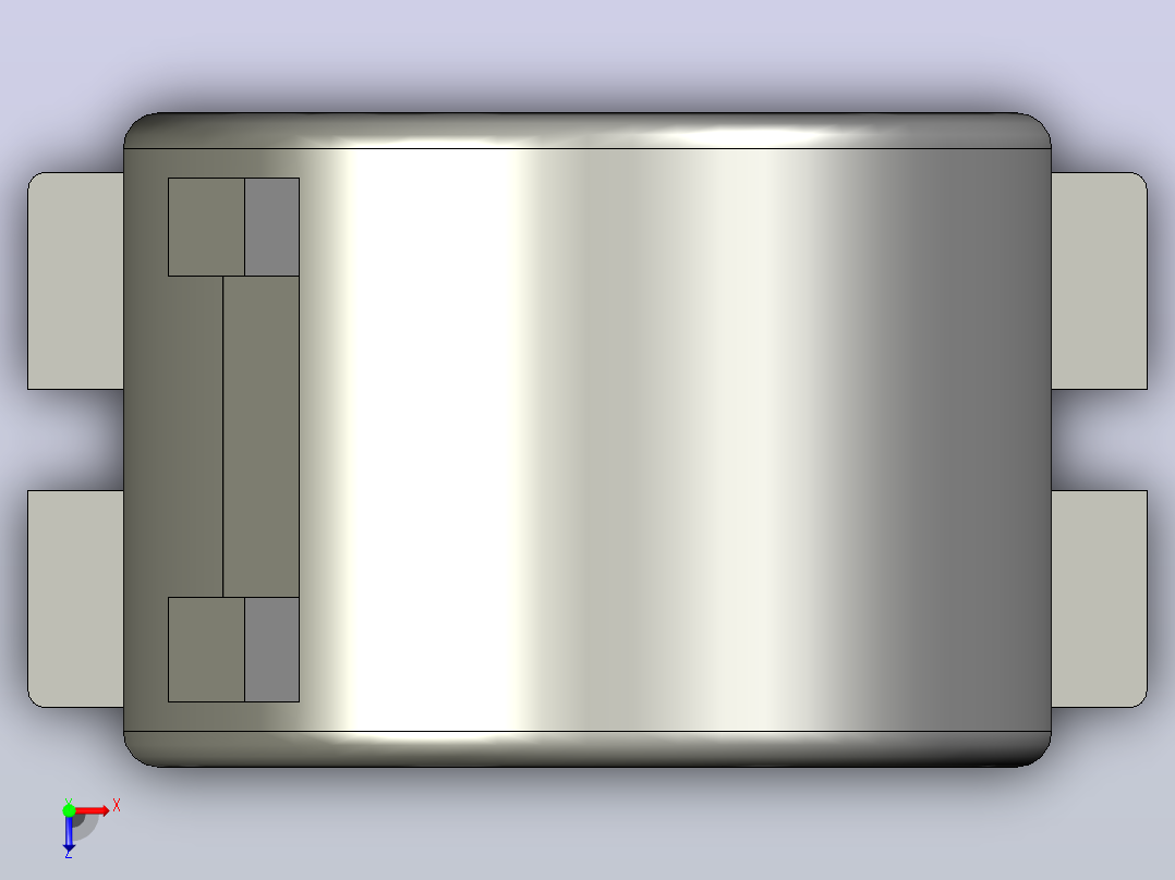 RCT-25电流互感器三维模型202012俯视图