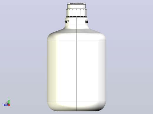 Nalgene实验室carboy 20l GL80，带或不带瓶盖实验室溶剂瓶右视缩略图