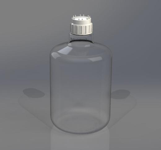 Nalgene实验室carboy 20l GL80，带或不带瓶盖实验室溶剂瓶缩略图