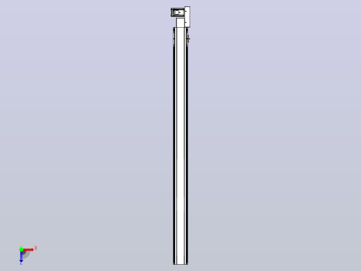皮带直线轴半封闭可选导轨TPA-HNB-105D-90-L1500-ML-C-P20-N3俯视缩略图