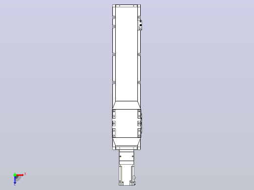 滚珠丝杠直线轴内置导轨TPA-GCR-150-2010C-L500-M-M75-N3俯视缩略图
