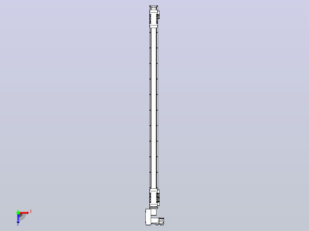 皮带直线轴双滑块型TPA-GCBS-50-P42-L500-QL-M10-N3俯视图