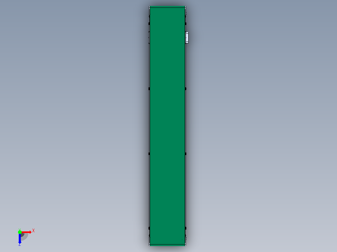 L×W×H 4000×600×800 皮带线俯视图