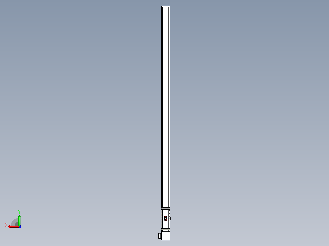 伺服电机集成皮带传动直线执行器TPA-OCB-140-256-L3150-LP-P75-N3后视图